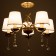 Sapphirah chandelier 5he14 40t champagne gold 58x58x40 cm