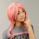 Carnival wig "anime" pink color