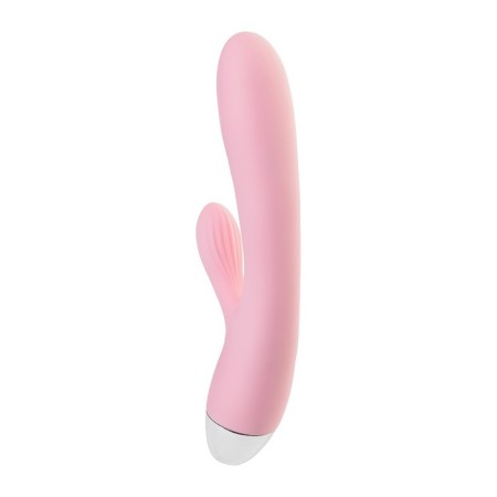 Pulsator and vibrator with heating function Eromantica EVA, silicone, pink, 20 cm-4