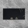 Bant's money envelope, on black craft, embossing, 16.5 x 8 cm