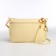 Bag Women's Cross-Bodi with a zipper, beige color