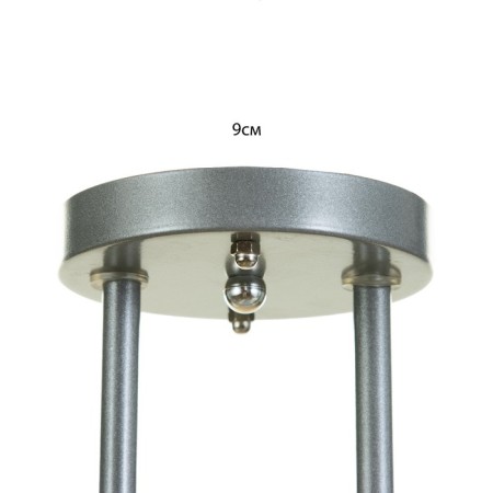 Chandelier 1082/2SL 40W E27 silver 46x15x24 cm Bayerlux-4