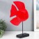 Souvenir Polystone "Fish on the stand" Red 6.8x29x38.5 cm