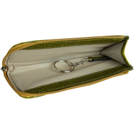 Key of zipper, length 13.5 cm, green color-1