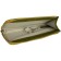 Key of zipper, length 13.5 cm, green color