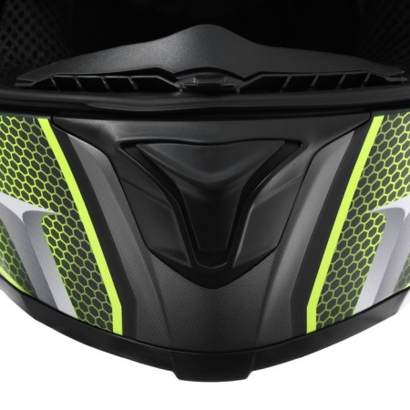 Helmet integral, graphics, light green, size l, ff867-4