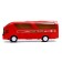 Bus "City", light and sound, works from batteries, red color