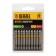 Denzel 11656 bit set, hexagonal profile, PZ2 x 50 mm, steel S2, 10 pcs.