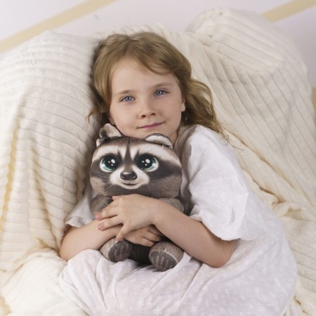 Soft toy "raccoon"-4