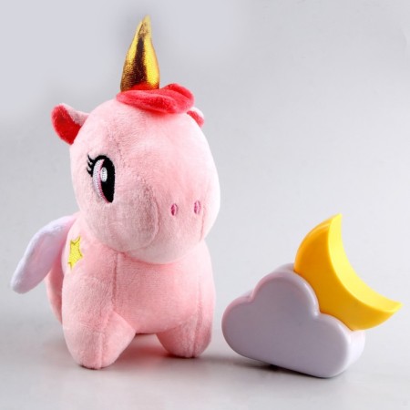 Children's nightlight with a soft toy "Unicorn", mix-1