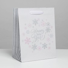 Craft vertical Happy New Year!, MS 18 x 23 x 10 cm, New Year