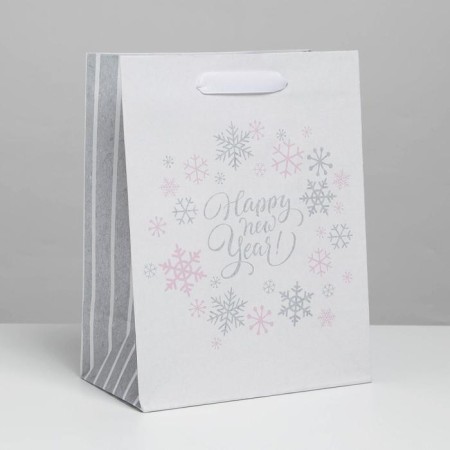 Craft vertical Happy New Year!, MS 18 x 23 x 10 cm, New Year