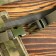 Tactical scabbard on the thigh, blade up to 21 cm
