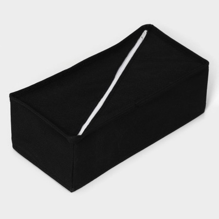Organizer for storing linen "Smart", 8 cells, 28.5 × 13.5 × 10 cm, black color-4