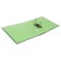 A4, 75 mm, LAMARK, PVC, double-sided coating, metal edging, pocket for a spine, collected, black/green