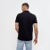 T-shirt (Polo) Male Minaku Regular Fit: Black Color, Rr. 52