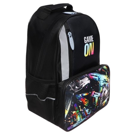 School backpack, 37 x 26 x 13 cm, ergonomic back, Calligrata ORT "Game ON"-5