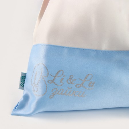 Soft toy "Bunny LI with a blanket"-10