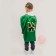 Carnival set "Cube-Mir" raincoat and mask, green
