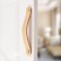 Cappio RSC010, leather, m/o 128 mm sloping handle, beige color