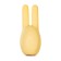 Vibrator "Pitches-Fruits", Mr. Bunny, yellow, silicone, 9.2cm