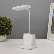 A tabletop lamp with a stand for the phone and pens, 2 compartments, 5W Led USB 2700-6500K