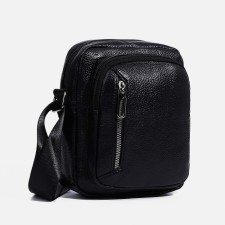 Male bag, black color