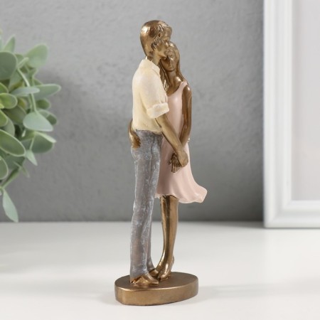 Polystone souvenir "couple in the arms of each other" 6x4x15 cm-1
