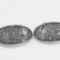 Earrings with pearls "openwork" graceful, white color in silver