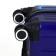 Small suitcase 20 "On a zipper, code lock, 4 wheels, blue color