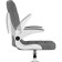 Computer chair Elga plastic/fabric, white/gray 63x59x96 cm