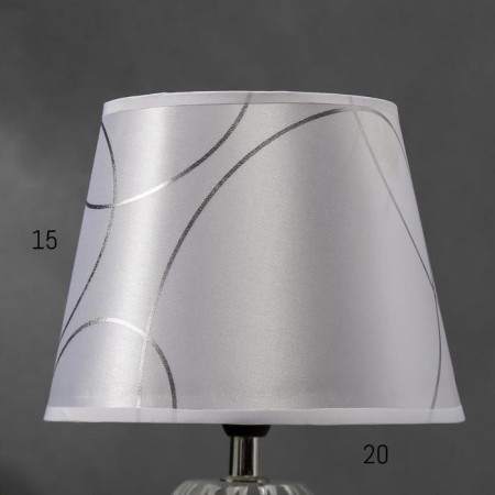 HELP lamp 16192/1 E14 40W gray with silver 20x20x33 cm Risalux-3