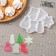 Silicone Mold for candy and chocolate "New Year's candies", 15 × 13 cm, the color is transparent