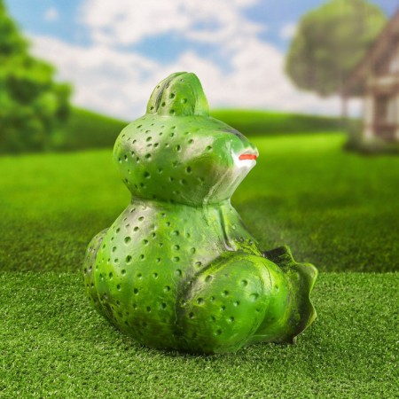 Garden figure "Frog smile" 30x30x21cm-3