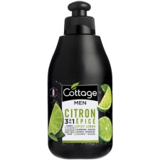 Shampoo and gel for the body and hair of the male Cottage Spicy Lemon 