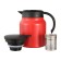 Thermos-coffeery, 1 l, with a strain, retains heat up to 12 hours, red