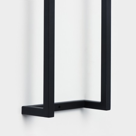 Towel holder, 10 × 23.3 × 80 cm, black color-2