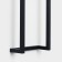 Towel holder, 10 × 23.3 × 80 cm, black color