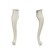 Figure leg for the pencil case, white color