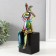 Souvenir Ceramics "Rabbit holds ears" Green chameleon 7.8x10x27 cm
