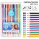 Colored pencils, 12 colors, trihedral, cold heart
