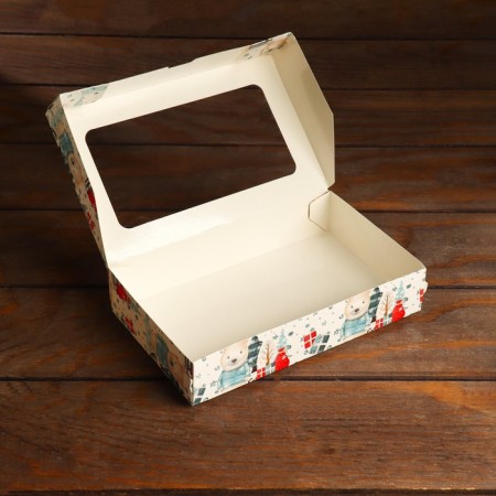 Folding box "Bear", white, 20 x 12 x 4 cm-2