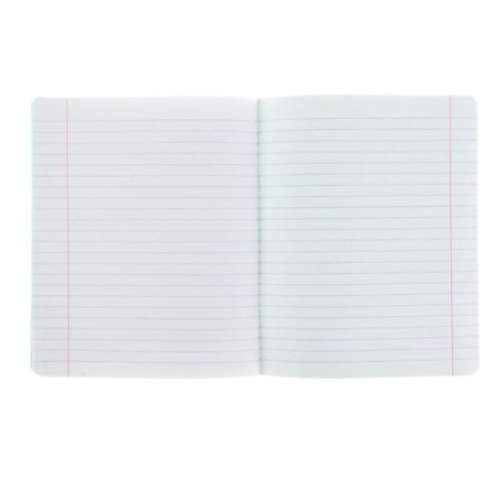 Notebook 12 sheets ruler "Green cover", with alphabet, heat packing 25 pieces-1