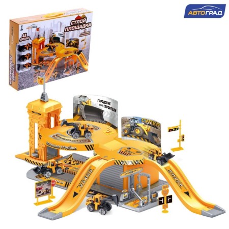 Parking "Stroydlostka", with 3 metal machines