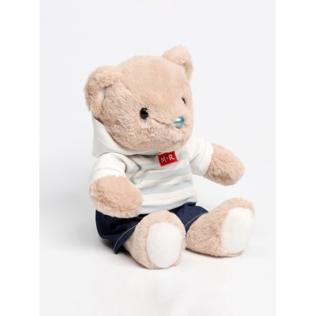 Soft toy "Little Friend", Bear in jeans and jacket-8