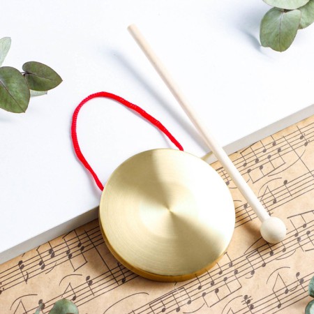Musical instrument Gong Music Life 9 cm, Kolotushka in the kit