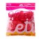 Latex ball 12 "Makarun", set of 100 pcs., Red color