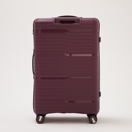 Big suitcase 28 ", lightning department, code lock, 4 wheels, purple color-5