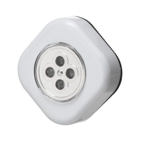 Night Pushlite "Square" 4XLED, 3AAA white 6.5x6.5x2.5 cm Risalux-12
