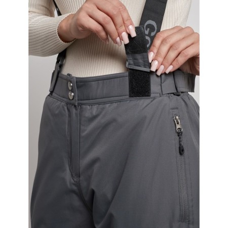 Semi -combinezone female ski insulated, size 44, gray color-10